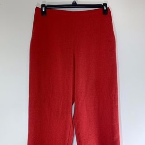 Alfred Dunner Burnt Orange High Waisted Pants; 12